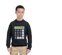 Personalised Kids Number Day Jumper 2022 National Maths Day Pi Day Love Math Unisex Gift Kids Tee Top(M, WHITE)