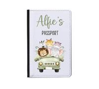 Personalised Kids Passport Holder, Custom Kids Name Passport Cover Gift | Handmade in the UK | Gift for Son, Daughter, Niece, Nephew, Grandson, Granddaughter | First Holiday, Birthday