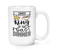 Personalised King of The Roast Dinner 15oz Large Mug Cup