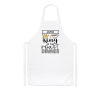 Personalised King of The Roast Dinner Chefs Apron