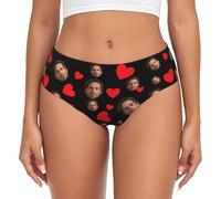 Personalised knickers Personalised underwear for women Custom panties with face Photo Name ladies pants customized Bikini pants valentines gifts for her funny birthday anniversary
