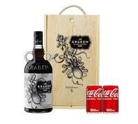 Personalised Kraken Black Spiced Rum with Cola 70cl - 40% - Birthday Gifts for Men, Gifts for Her, Mens Gift Set, Alcohol Gift Set, Gift Sets for Men,