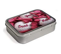 Personalised Ladies Golf Ball 2oz Tobacco Tin | Tees Baccy Storage | Pill Box | Cigarette Rolling Stash Can st038