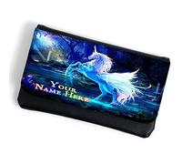 Personalised Ladies Tobacco Pouch Unicorn Rolling Cigarette Baccy Case Wallet Pretty Unicorns Smoking Gift ST709