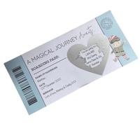 Personalised Lapland Reveal Scratch Card, Suprise Invitation, Boarding Pass for Kids, Christmas Holiday, Visiting Santa (Personalised)