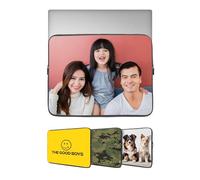 PERSONALISED Laptop Sleeve Custom Photo & Text Neoprene Case Universal 14-15 Inch Fit Premium Protection Stylish and Secure