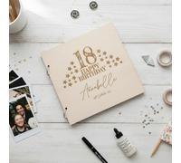 Personalised Large Any Age Birthday Guest Book Scrap Book Album 18th, 21st, 30th, 40th, 50th, 60th