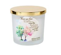 Personalised Large Candle Memorial Remembrance Gift Don't Go Away (Fresh Cotton)