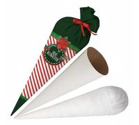 Personalised Large Fabric Gift Bag for Christmas, 70 cm, Decorative Gift Bag with Paper Blank & Insert, Reusable Gift Packaging [149]