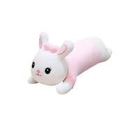 Personalised Large Rabbit Plush Toys with Custom Image, 60cm Long, Cute Pillows & Cuddle Cushion (Pink)