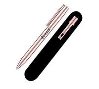 Personalised Laser Engraved Custom Classical Pen, Blue and Black Ink Refill, Gift Box or Velvet Pouch, Gifts for Christmas, Wedding, For Men and Women - Enter Your Custom Engraving