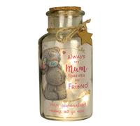 Personalised LED Jar. Me To You Forever My Friend LED Glass Jar. For Mum