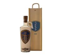 Personalised Leeds Football Vodka Gift Set - 70cl Premium Vodka in Personalised Wooden Presentation Box | 37.5% ABV | Leeds Football Gift for Men & Women