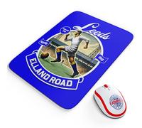 Personalised Leeds Mouse Mat Football Nostalgia Mouse Pad Work From Home Mousemat Vintage Computer Dad Birthday Gift For Him NFV45