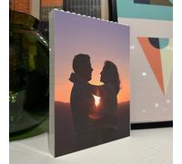 Personalised LEGO Brick Portrait Photo Block Puzzle Large