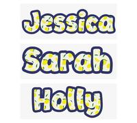Personalised Lemon Name Sticker | Custom Name Decal | Cute Summer Aesthetic Vinyl Sticker | Water Bottle Laptop Name Sticker | Waterproof