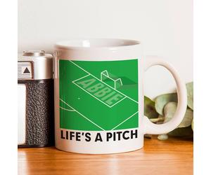 Personalised ‘Life's A Pitch’ Mug