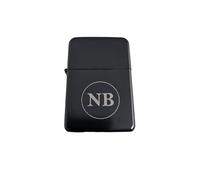 Personalised Lighter With Your Name or Initals + Gift Tin + Reverse engraving (Style2)