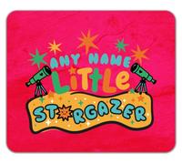 Personalised Little Stargazer Astronomy Planets Mouse Mat Pad 24cm x 19cm