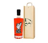 Personalised Liverpool Birthday Football Vodka - 70cl | Premium British Vodka | Smooth Triple Distilled Spirit | Liverpool Gift | 37.5% ABV
