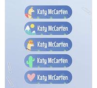 Personalised Llama Stick On Waterproof/Dishwasher Proof (Equipment) Name Labels - (NOT for Clothes) (100)