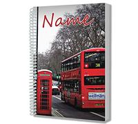 Personalised London Bus A5 Notepad Notebook Drawing Writing Jotter
