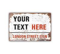Personalised London Style Metal Street Sign (New, 40x30cm)