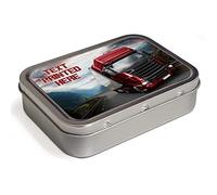 Personalised Lorry Truck Driver 2oz Tobacco Tin | Baccy Storage | Pill Box | Cigarette Rolling Stash Can LB002