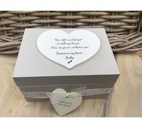 PERSONALISED Loss of a pet Special Memory Box, BEREAVEMENT in memory of a Dog, Cat, Horse etc etc ANY NAME Sentimental gift Personalised Keepsake Memory or Ashes Box