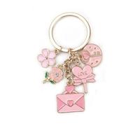 Personalised Love Heart Rose Keychain, Stylish Keyring Gift for Women, Perfect for Birthdays, Good Friend and Sister Gifts, Unique Gifts for Mum, Friends, Or Couples, Birthday Presents for Mum