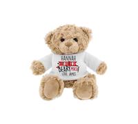 Personalised Love You Beary Much Teddy Bear Personalised Memento Company Light Brown One Size