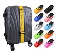 Personalised Luggage Strap for Suitcase, 1 Piece - Custom Luggage Strap with Name Embroidery, Thickened Luggage Belt with Quick Release Buckle, Travel Suitcase Strap, Adjustable Travel Bag Strap