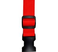 Personalised Luggage Strap Vibrant Colours - Safe Luggage 180cm x 2.5cm (Red 25mm Printed)
