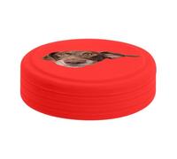 Personalised Luggage Wheel Covers, Personalised Silicone Wheel Protectors - Custom Universal Suitcase Wheel Sleeves, Quiet Rolling Noise Reduction - Gift, for Traveler (E)