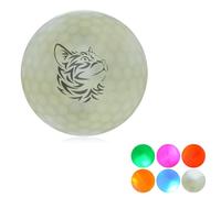 Personalised Luminous LED Golf Balls Gifts for Men,Custom Printing Photo Logo Text Funny Golf Balls Gifts for Golfer (White)