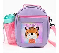 Personalised Lunch Bag Girls School Insulated Lunchbox Tiger Childrens Cute Cool KKP33
