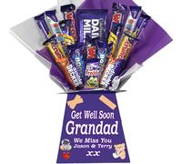 Personalised Luxury Chocolate Bouquet Hamper - Personalised Sweet Gift for Him or Her - Great Choice for Birthdays, Christmas or Any Occasion (Compatible With CAD MIX LG2)