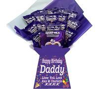 Personalised Luxury Chocolate Bouquet Hamper - Personalised Sweet Gift for Him or Her - Great Choice for Birthdays, Christmas or Any Occasion (Compatible With CADBURY BUTTONS)
