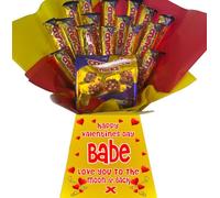 Personalised Luxury Chocolate Bouquet Hamper - Personalised Sweet Gift for Him or Her - Great Choice for Birthdays, Christmas or Any Occasion (Compatible With CRUNCHIE)
