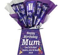 Personalised Luxury Chocolate Bouquet Hamper - Personalised Sweet Gift for Him or Her - Great Choice for Birthdays, Christmas or Any Occasion (Compatible With CADBURY DAIRYMILK)