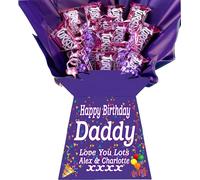 Personalised Luxury Chocolate Bouquet Hamper - Personalised Sweet Gift for Him or Her - Great Choice for Birthdays, Christmas or Any Occasion (Compatible With TURKISH)