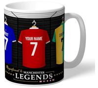 Personalised Magnificent 7s Manchester Legends Mug for Football Fans Christmas Birthday Gift