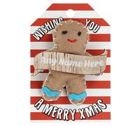Personalised Make Any Name Gingerbread Man Christmas Tree Bauble Decoration Hanging Gift
