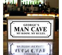 Personalised Man Cave Light Box