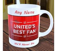 Personalised Man United Mug - Best Fan Football Cup Gift