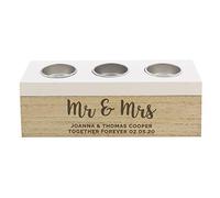 Personalised Married Couple Tealight Holder. Mr & Mrs Gift. Mr & Mr Gift. Mrs & Mrs Gift.