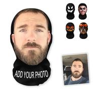 Personalised Masks Faces Photo, Personalized Printed Photo Headgear Mask, Halloween Mask, Suitable for Queueing and Themed Events