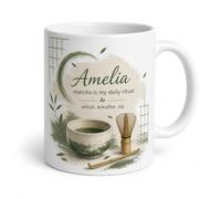 Personalised Matcha Ritual Mug Japanese Inspired Tea Lover Gift 11oz