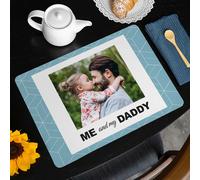Personalised Me and my Daddy Photo Placemat