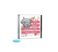 Personalised Me To You Floral Crystal Token Personalised Memento Company Clear One Size